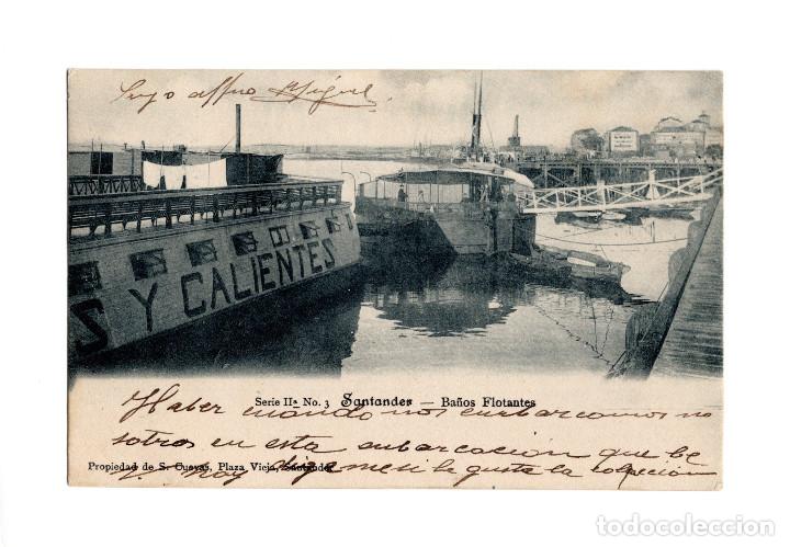 Postales: SANTANDER.- BA&Ntilde;OS FLOTANTES. - Foto 1