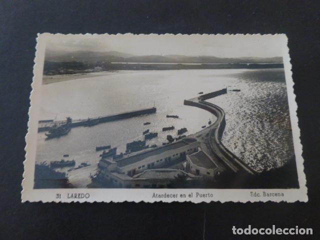 Postales: LAREDO CANTABRIA ATARDECER EN EL PUERTO - Foto 1