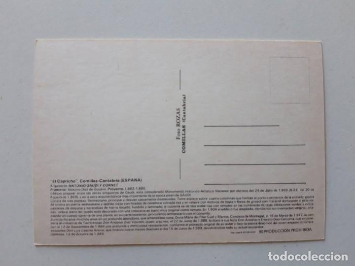 Postales: El Capricho, Comillas, postal 0335 - Foto 2