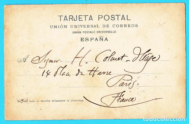 Postales: SANTANDER. BOULEVARD DE PEREDA. PURGER & CO. CIRCULADA EN 1904. - Foto 2
