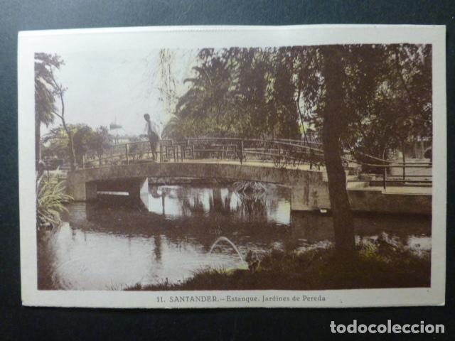 Postales: SANTANDER ESTANQUE JARDINES DE PEREDA - Foto 1