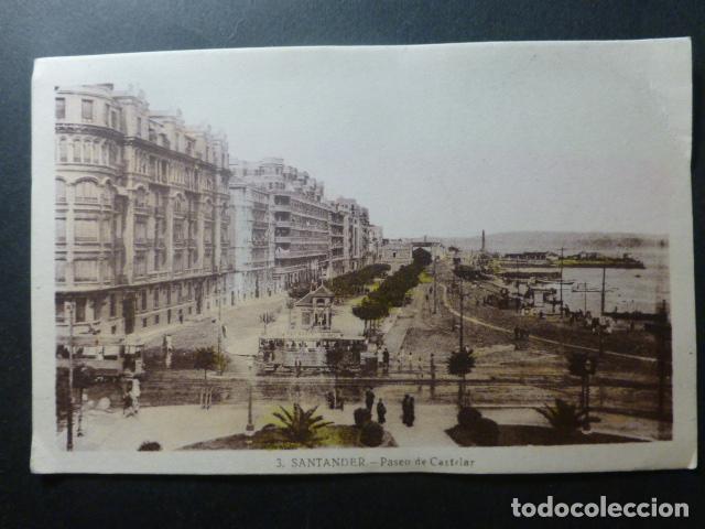 Postales: SANTANDER PASEO DE CASTELAR - Foto 1