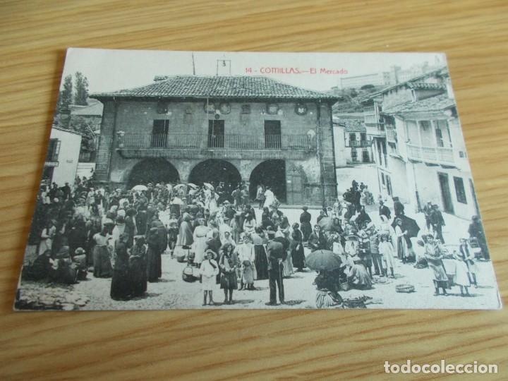 Postales: COMILLAS --CANTABRIA -- EL MERCADO - Foto 1