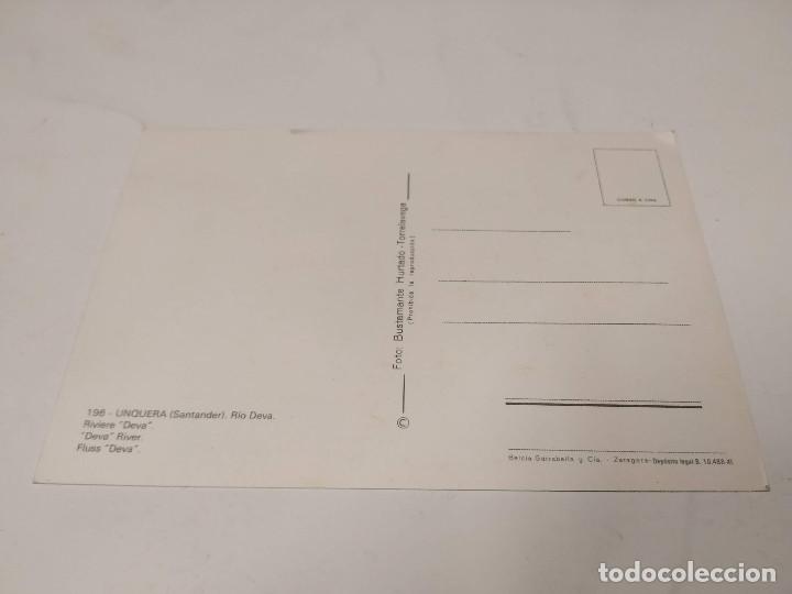 Postales: CANTABRIA - POSTAL UNQUERA - R&Iacute;O DEVA - Foto 2