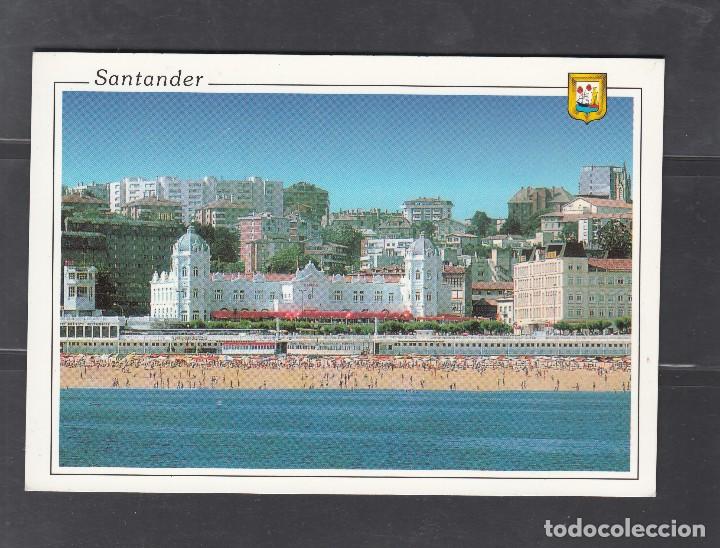 Postales: SANTANDER. EL SARDINERO DESDE EL MAR - Foto 1