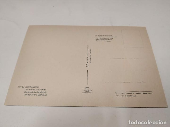 Postales: CANTABRIA - POSTAL SANTANDER - CLAUSTRO DE LA CATEDRAL - Foto 2
