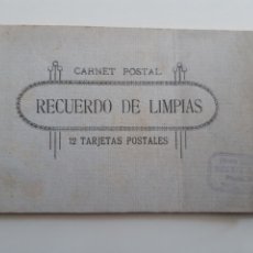 Postales: LIBRETO 12 TARJETA POSTALES RECUERDO DE LIMPIAS EDITA M ARRIBAS DE ZARAGOZA. Lote 250334195