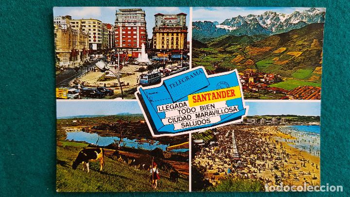 Postales: POSTAL VARIOS ASPECTOS (1976) SANTANDER - Foto 1