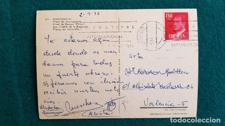 Postales: POSTAL VARIOS ASPECTOS (1976) SANTANDER - Foto 2