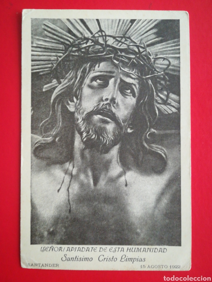 Postales: Santisimo Cristo de Limpias, Santander 1922, sin editor. - Foto 1