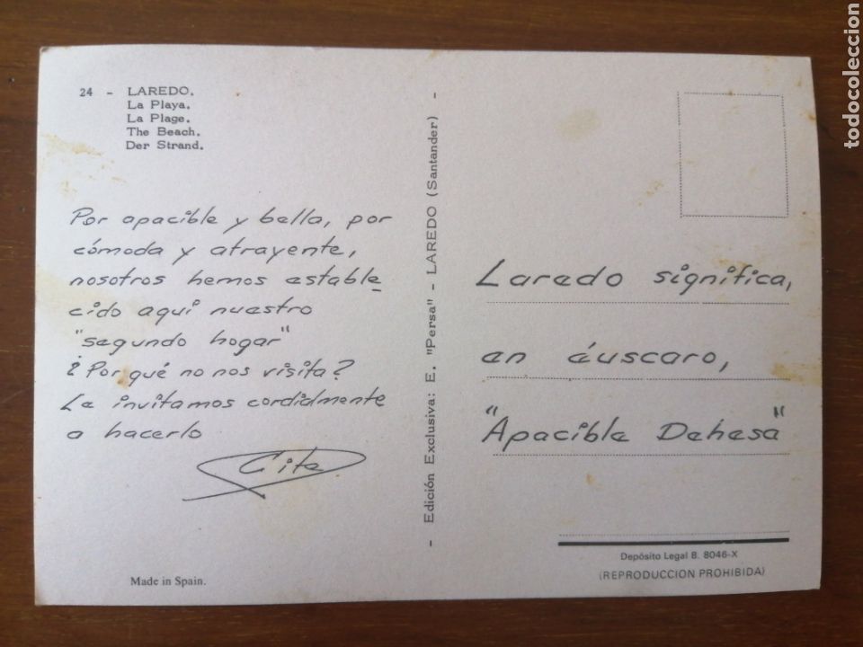 Postales: POSTAL LAREDO - LA PLAYA - Foto 2