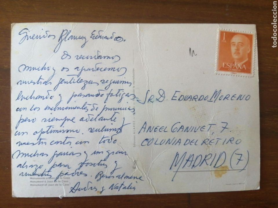 Postales: POSTAL SANTO&Ntilde;A - Foto 2