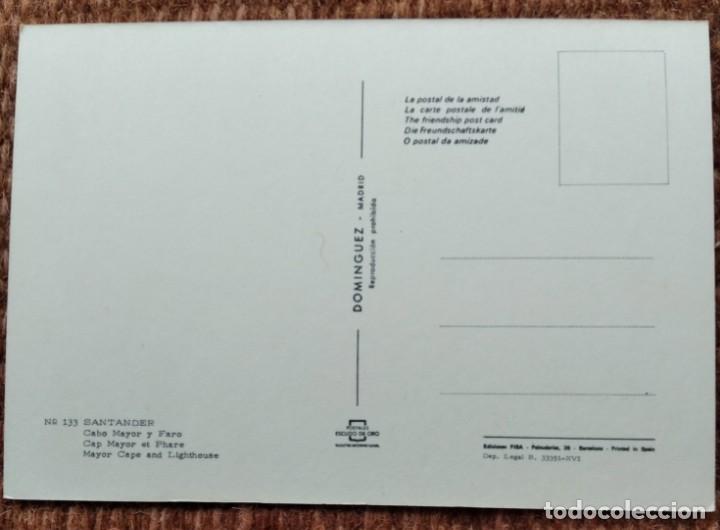 Postales: SANTANDER - FARO Y CABO MAYOR - Foto 2