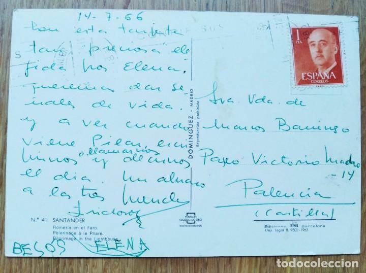 Postales: SANTANDER - ROMERIA EN EL FARO - Foto 2