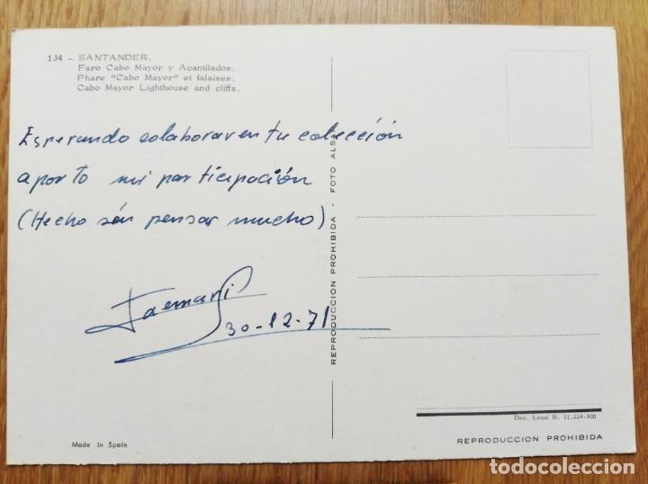 Postales: SANTANDER - FARO DE CABO MAYOR - Foto 2