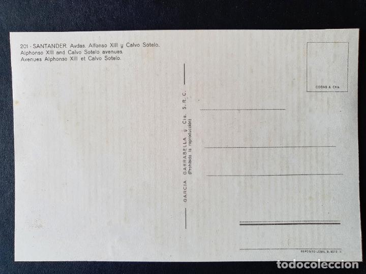Postales: POSTAL SANTANDER (ORIGINAL SIN CIRCULAR) - Foto 2
