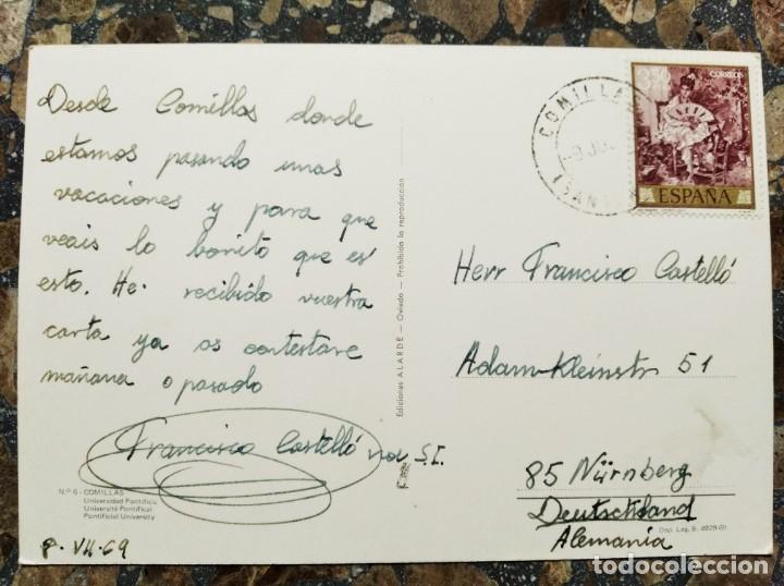 Postales: COMILLAS - SANTANDER - UNIVERSIDAD PONTIFICIA - Foto 2