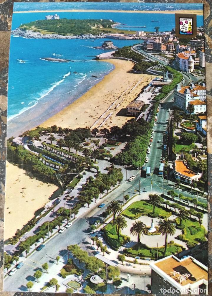 Postales: SANTANDER - PLAYA DEL SARDINERO - Foto 1