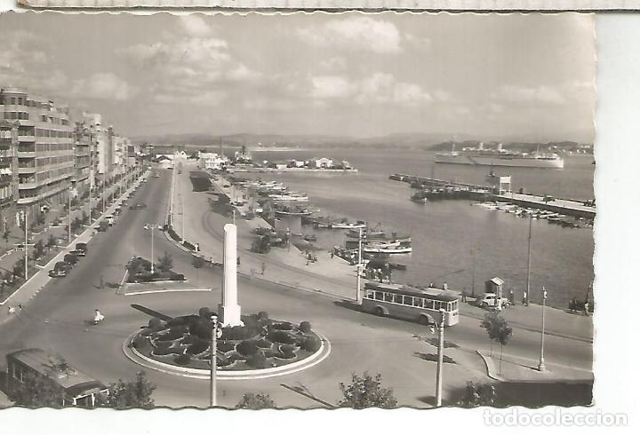 Postales: SANTANDER CALLE CASTELAR ESCRITA - Foto 1