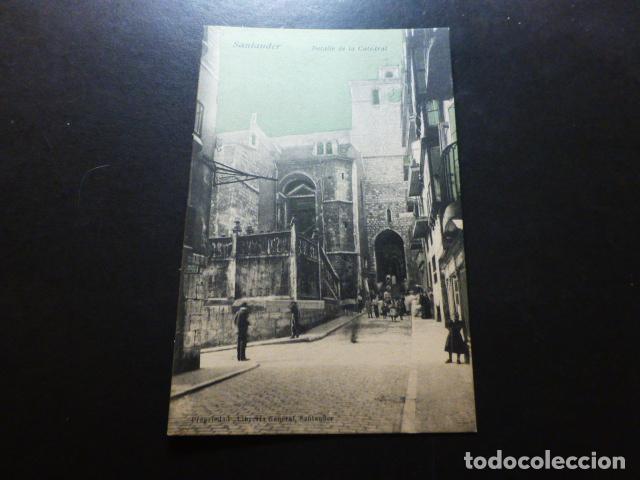 Postales: SANTANDER DETALLE DE LA CATEDRAL - Foto 1