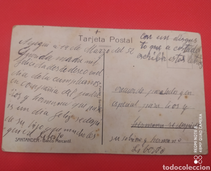 Postales: Postal- Santander, Banco Mercantil. - Foto 2