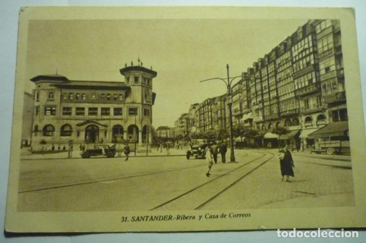 Postales: postal santander.-ribera y casa correos - Foto 1
