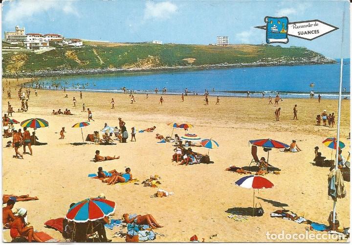 Postales: [POSTAL] Playa de Suances. Suances (Cantabria) (sin circular) - Foto 1