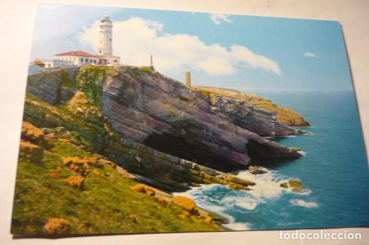 Postales: POSTAL CABO MAYOR Y FARO SANTANDER - Foto 1
