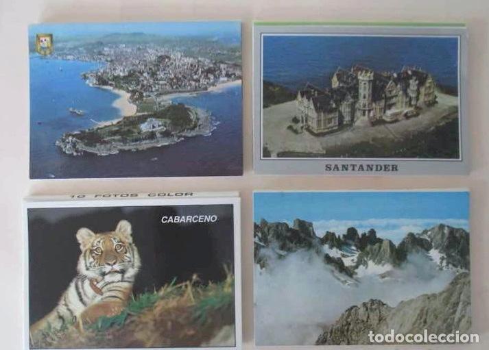Postales: CUATRO BLOCS DESPLEGABLES DE POSTALES DE CANTABRIA - Foto 1