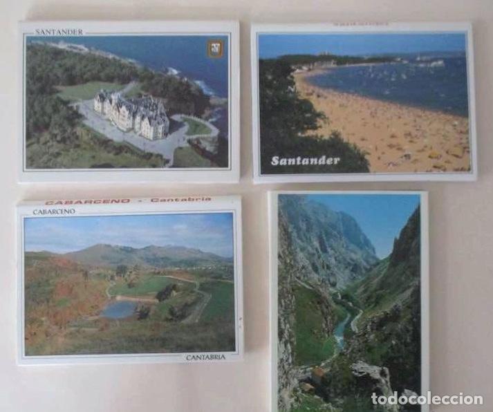 Postales: CUATRO BLOCS DESPLEGABLES DE POSTALES DE CANTABRIA - Foto 2