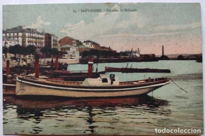 Postales: SANTANDER DARSENA DE MOLNEDO - Foto 1