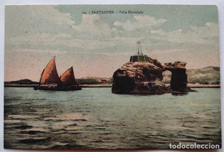 Postales: SANTANDER PE&Ntilde;A HORADADA - Foto 1