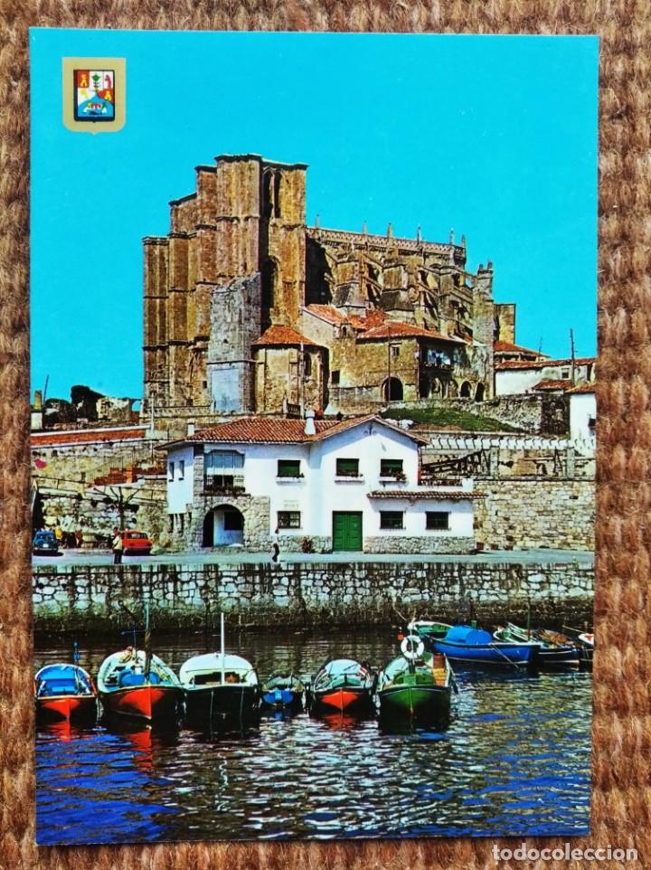 Postales: CASTRO URDIALES - ESCUDO DE ORO - Foto 1