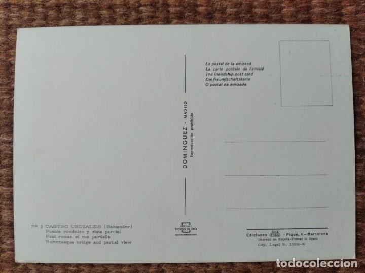 Postales: CASTRO URDIALES - ESCUDO DE ORO - Foto 2