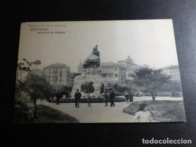 Postales: SANTANDER ESTATUA DE PEREDA - Foto 1