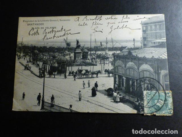 Postales: SANTANDER PLAZA DE VELARDE - Foto 1