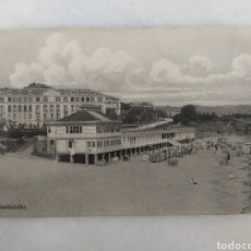 Postales: ANTIGUA TARJETA POSTAL SANTANDER GRAN HOTEL SARDINERO BALNEARIO Y PLAYA AÑO 1920
