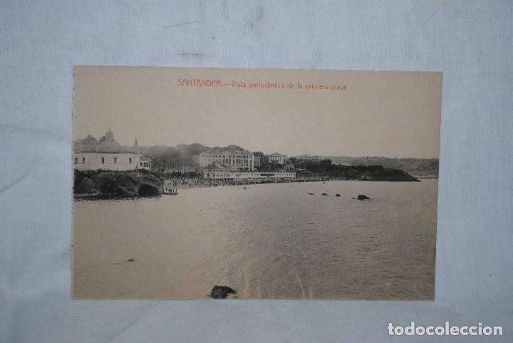 Postales: SANTANDER , PANORAMICA DE LA PRIMERA PLAYA . - Foto 1