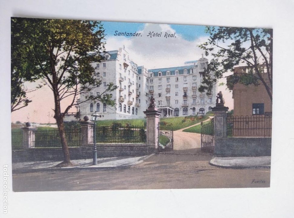 Postales: SANTANDER, HOTEL REAL. Fuertes. - Foto 1