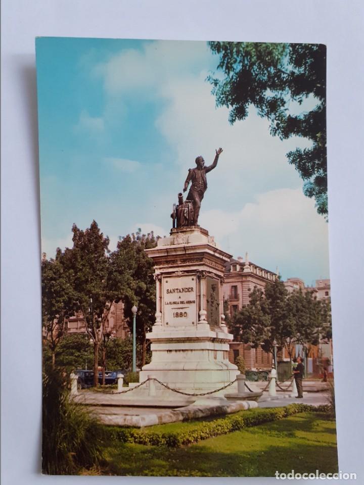 Postales: POSTAL - SANTANDER MONUMENTO A VELARDE - ALARDE 11 - S/C - Foto 1