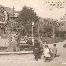Postales: SANTANDER - JARDINES DEL BOULEVARD LIB. GENERAL CIRCULADA EN 1907. Lote 335759893