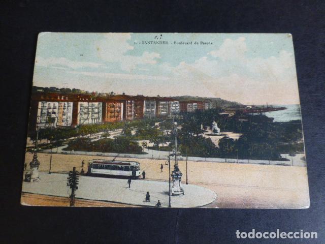 Postales: SANTANDER BOULEVARD DE PEREDA - Foto 1