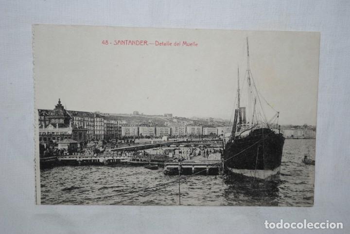 Postales: SANTANDER , DETALLE DEL MUELLE . - Foto 1