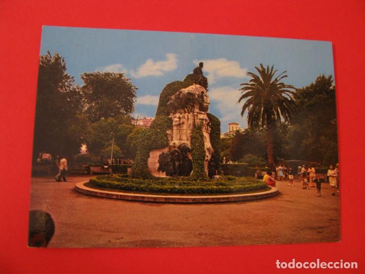 Postales: POSTAL DE SANTANDER. MONUMENTO A PEREDA. ARRIBAS. - Foto 1