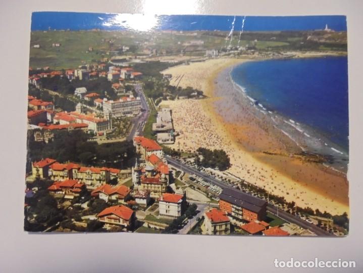 Postales: TARJETA POSTAL DE SANTANDER ESCRITA Y SELLADA. - Foto 1