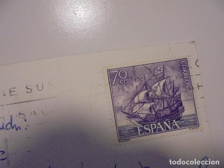 Postales: TARJETA POSTAL DE SANTANDER ESCRITA Y SELLADA. - Foto 2