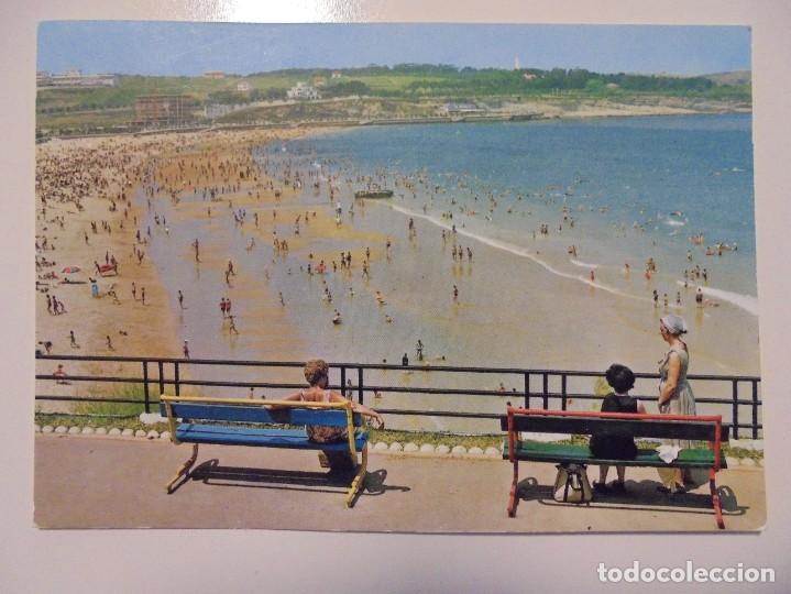 Postales: TARJETA POSTAL DE SANTANDER ESCRITA Y SELLADA. - Foto 1
