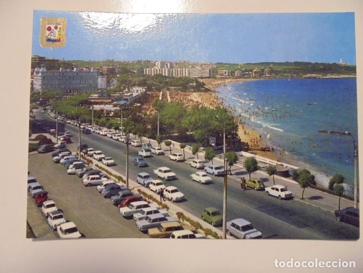 Postales: TARJETA POSTAL DE SANTANDER ESCRITA Y SELLADA - Foto 1