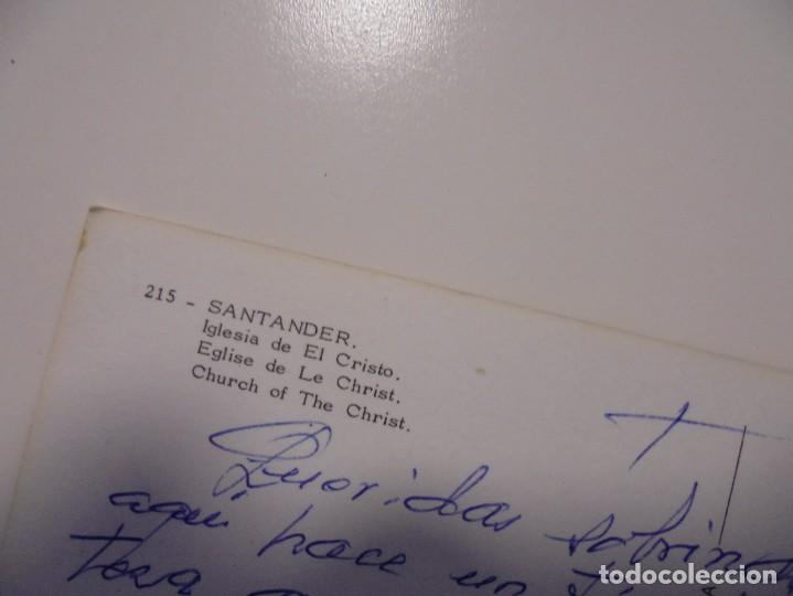 Postales: TARJETA POSTAL DE SANTANDER ESCRITA Y SIN SELLAR. - Foto 2