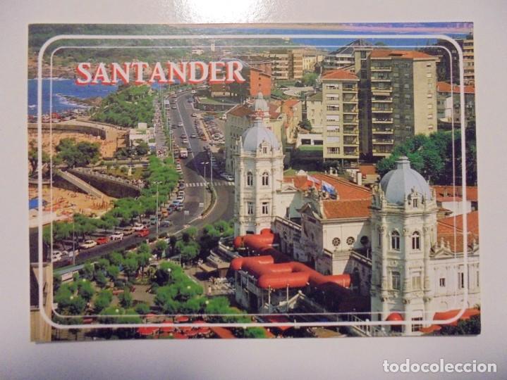 Postales: TARJETA POSTAL DE SANTANDER ESCRITA Y SELLADA. - Foto 1